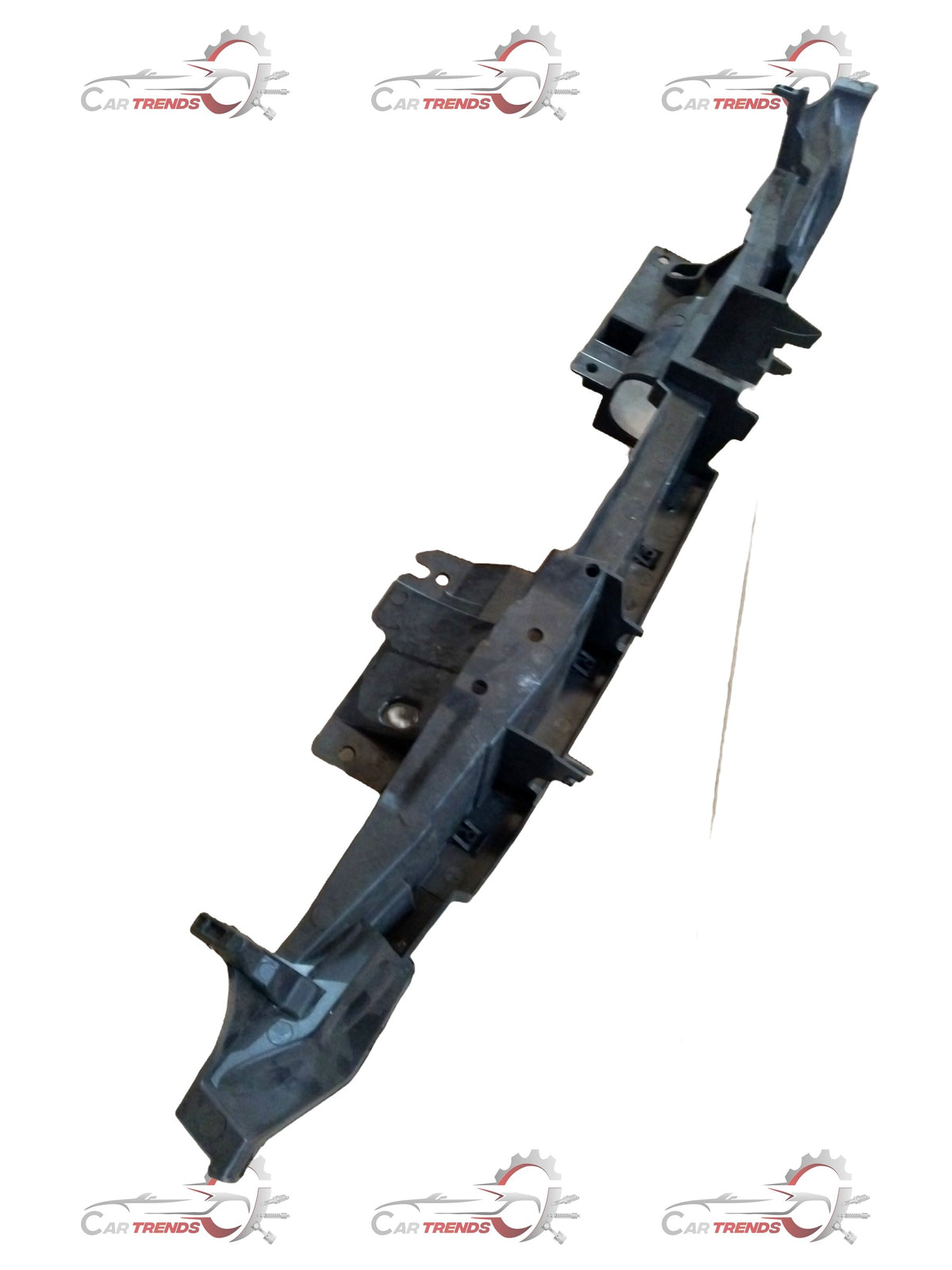 Front bumper bracket for Ford vehicle, showing the metal support part with mounting points and hardware details.