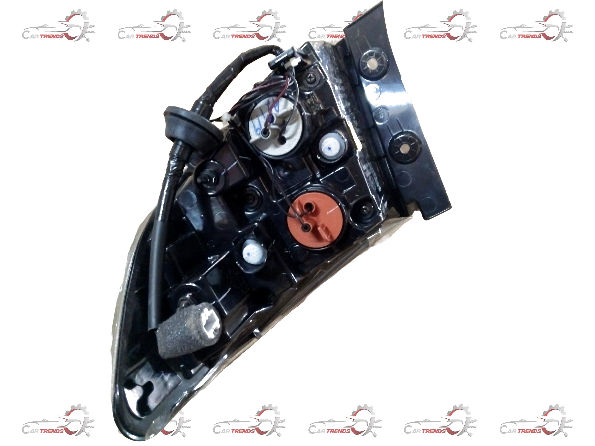 Hyundai Aura tail lamp assembly with LH side, clear lens and red brake light, designed for Hyundai Aura vehicles.