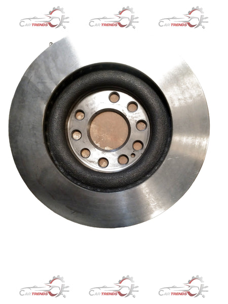 Front brake disc for Mahindra XUV700, showing the metallic rotor with vented design and mounting holes.