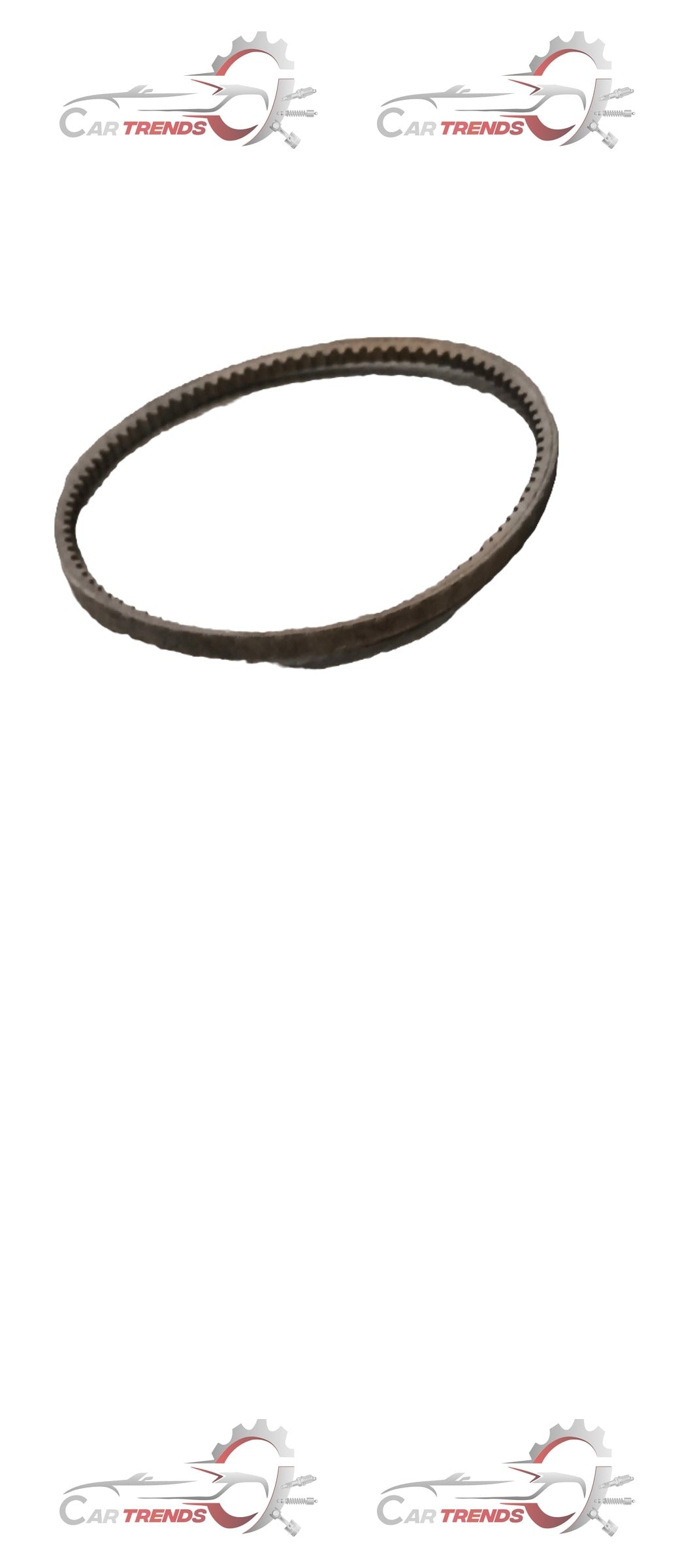 CarTrends Opel Astra belt 10 x 636 spare part, close-up of the black rubber belt with metal connectors.