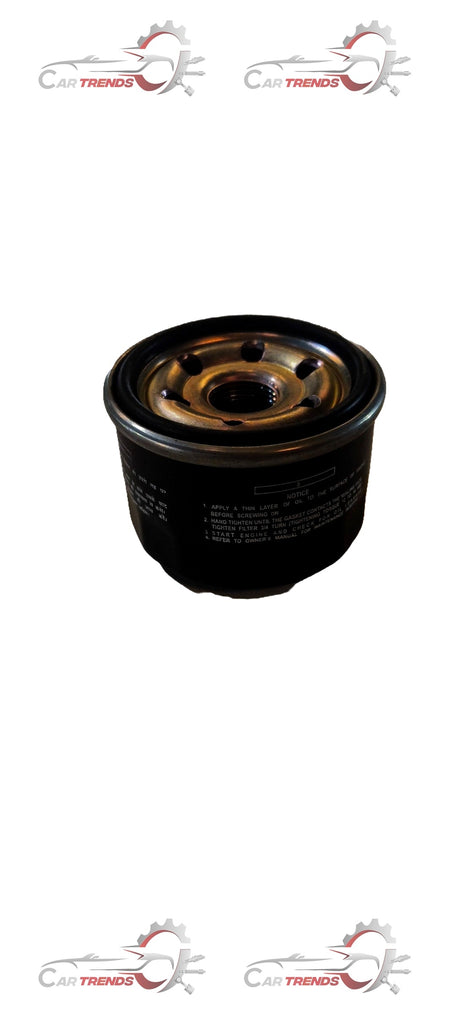 Maruti oil filter CarTrends Alto 16510M65L10 showing the cylindrical filter with mounting details