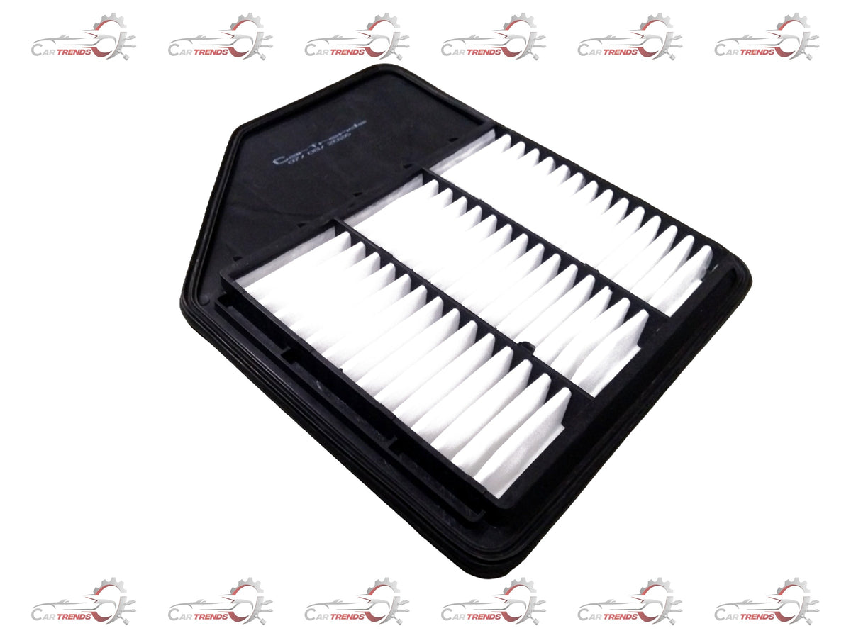 CarTrends air filter for Celerio new model, showing the clean, rectangular filter element designed for optimal engine airflow.