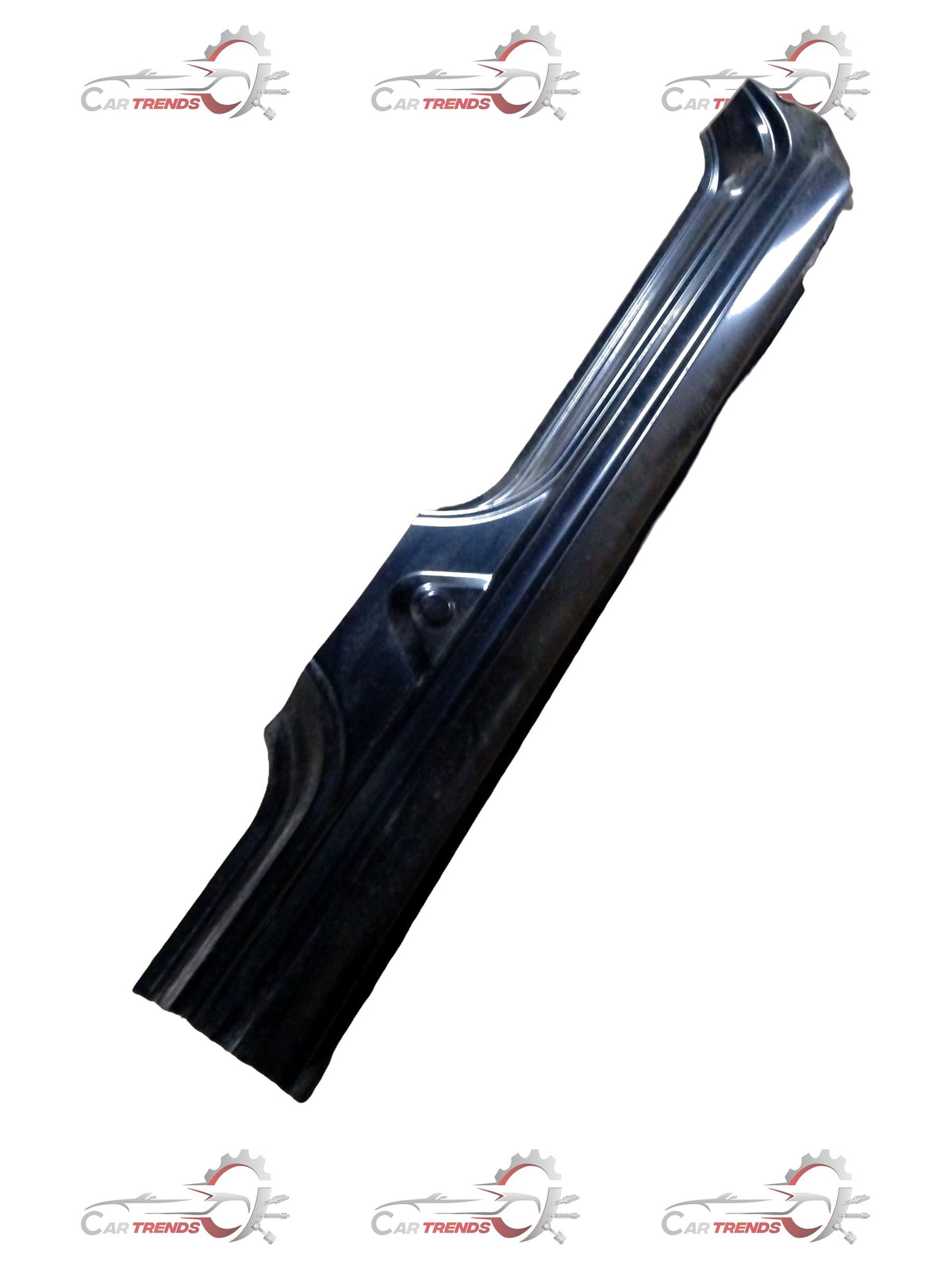 Honda City panel sill in black with textured surface, shown from side and top angles, designed for vehicle interior or exterior fitment.