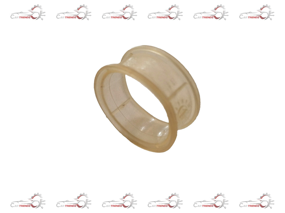 Volkswagen Golf or Jetta bushing part #1K0711124, close-up showing rubber and metal components for suspension replacement.