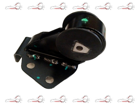 Mahindra Veero rear transmission insulator from CarTrends, showing the black rubber component with mounting details.