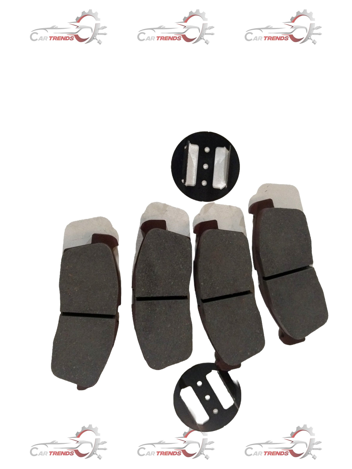 Front brake pad for Maruti Suzuki Alto K10, part number 55810M76G10, showing the brake pad with metal backing and friction surface.