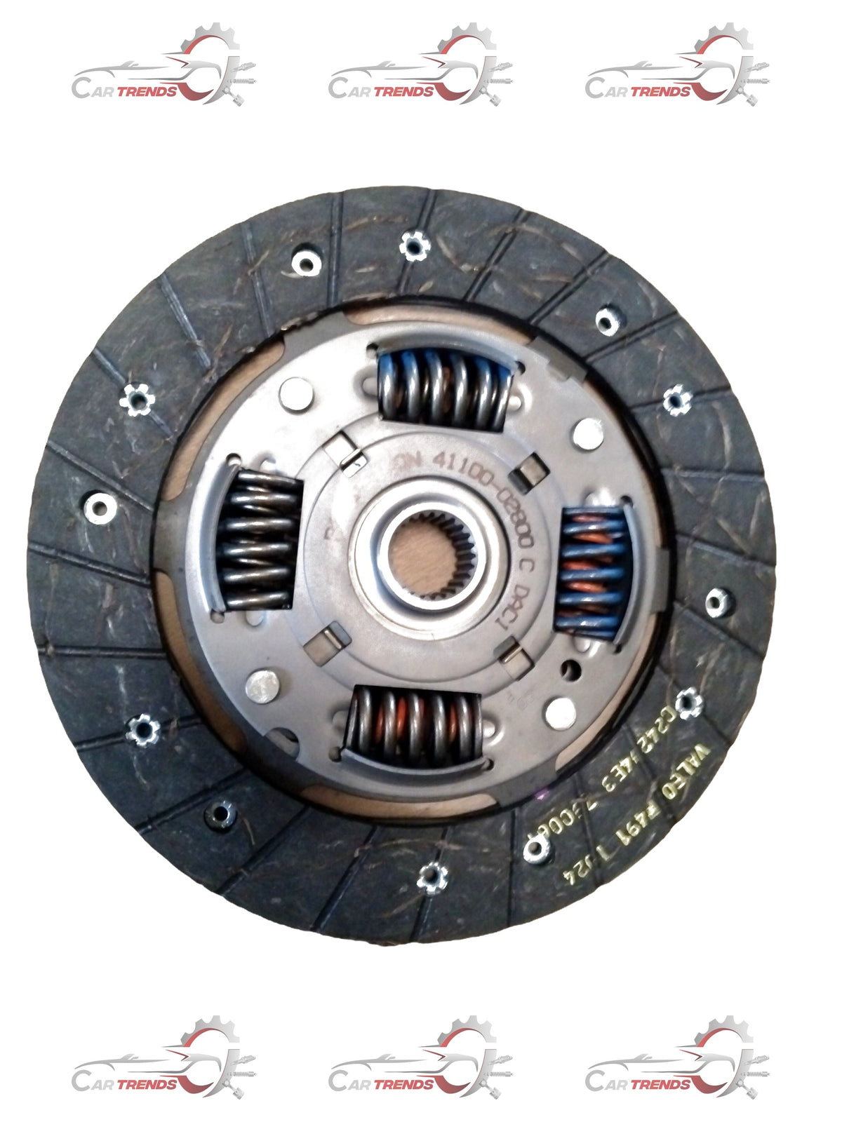 3D image of CarTrends clutch plate for i10 Era petrol model, spare parts component with detailed surface features.