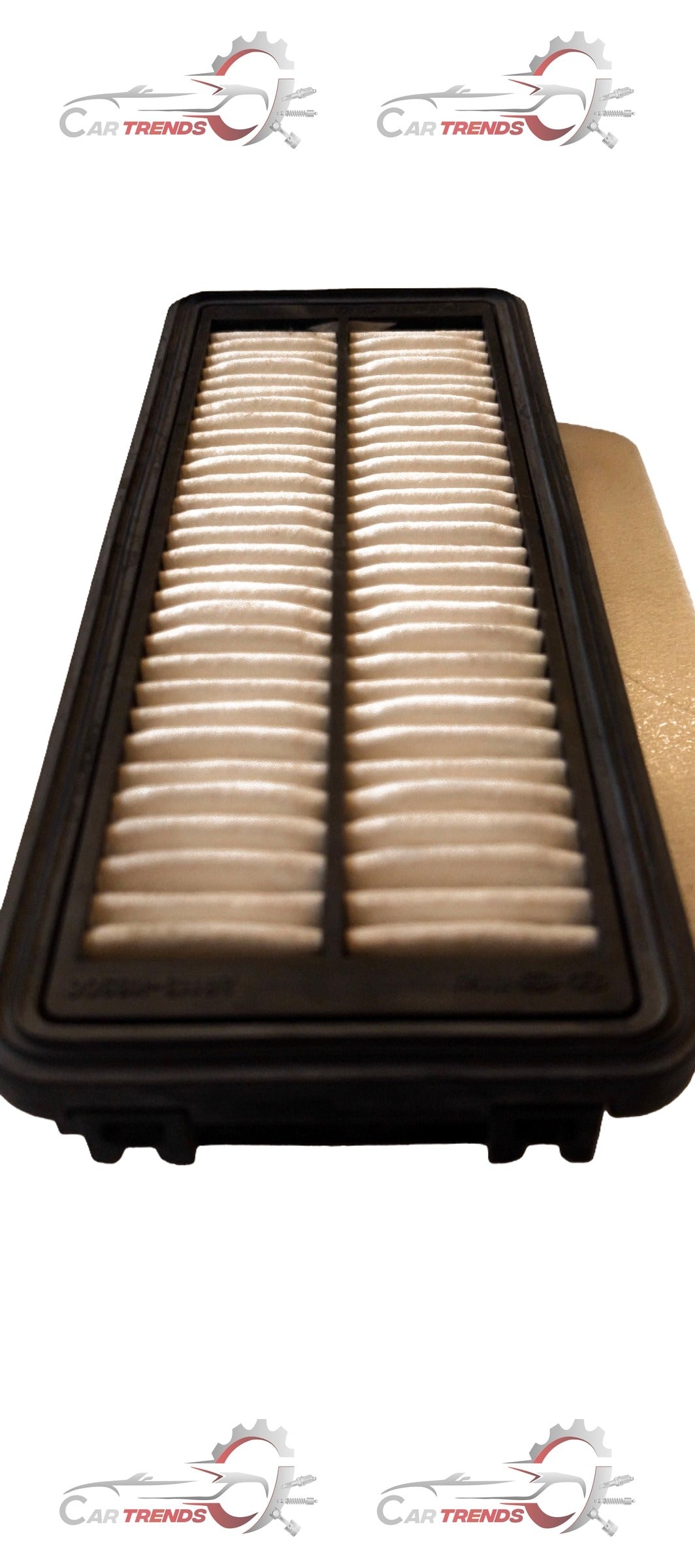 Hyundai air cleaner filter 28113K6300 showing the rectangular filter element for vehicle air filtration system.