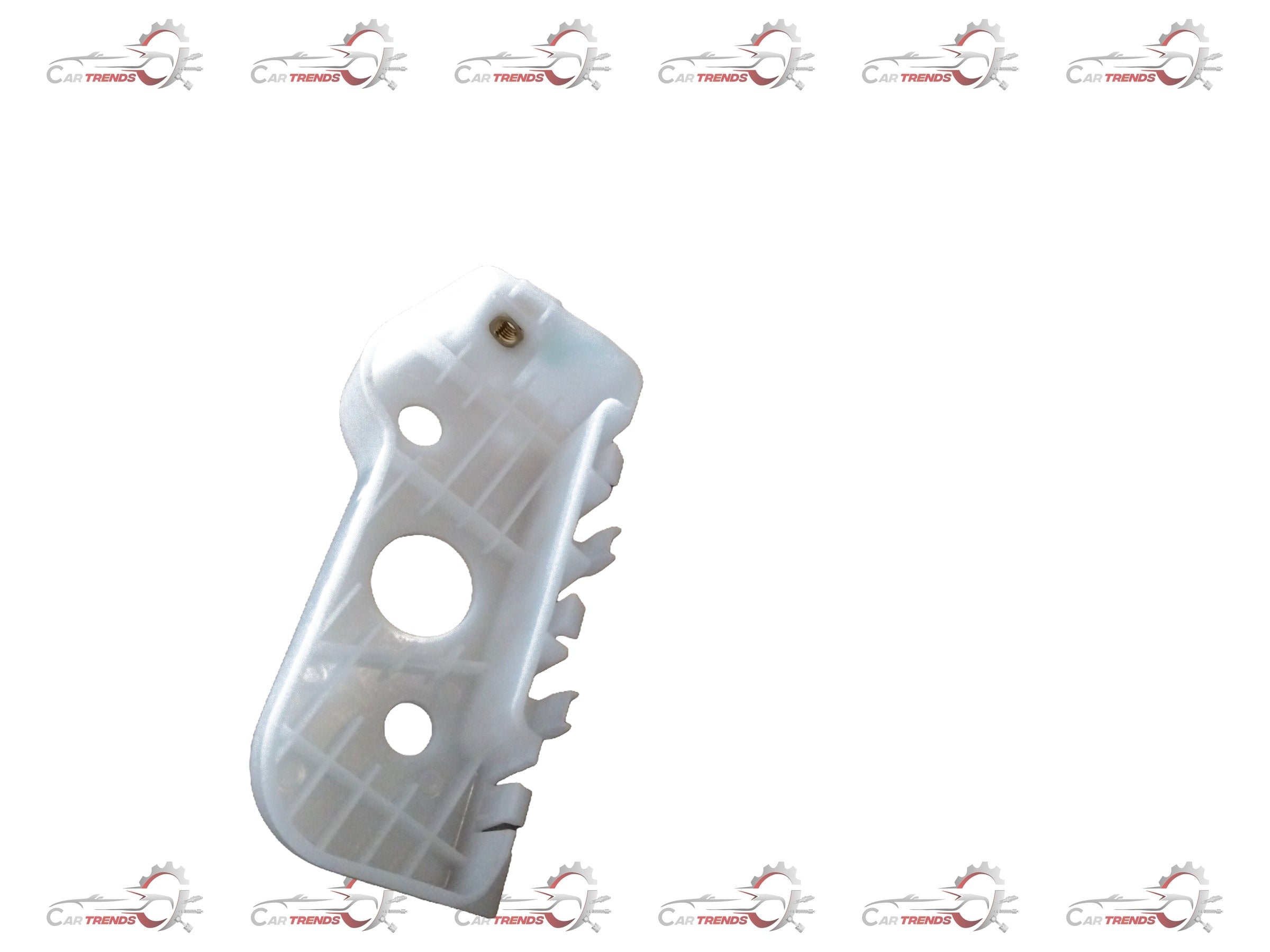 Mahindra Scorpio right bumper bracket spare part by CarTrends, shown in image with mounting points and metal construction.