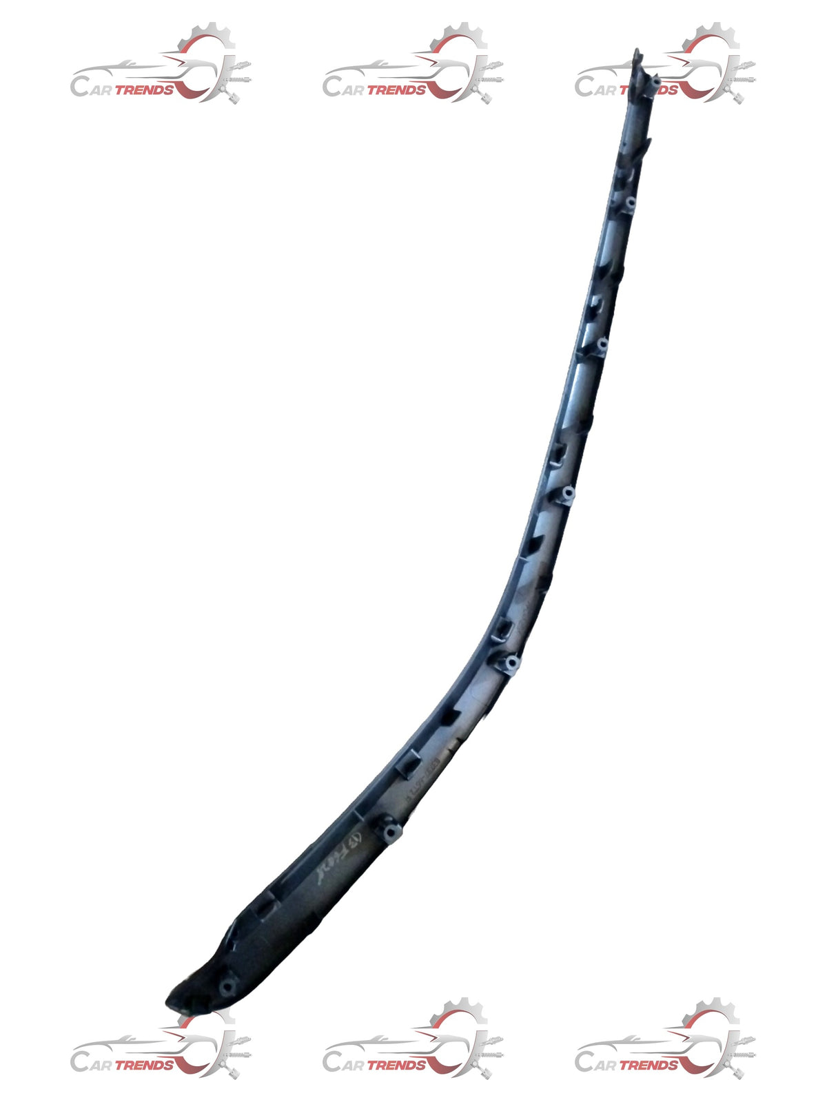 Rear right garnish door trim for Maruti Suzuki Dzire, CarTrends replacement part, showing the polished exterior finish.