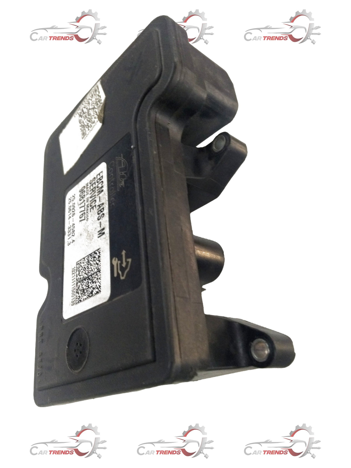 Local brand ignition coil for Chevrolet Aveo and Optra, showing the coiled metal and connector terminals in a close-up image.