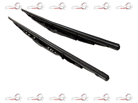 CARTRENDS 17-inch Wiper Blade for all cars, showing the sleek black rubber blade and metal frame in a close-up view.