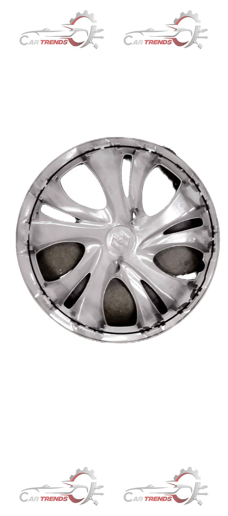 Maruti Suzuki wheel full cap assembly for Baleno and Ignis, showing a close-up of the wheel cover and mounting details.