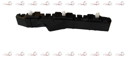 Front right bumper bracket for Hyundai Grand i10, CarTrends spare part, showing the metal mounting component with bolt holes.