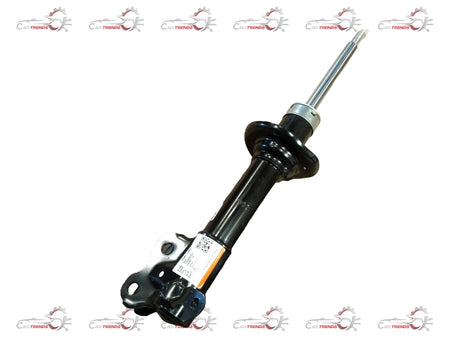 Front left strut assembly for Maruti Suzuki vehicle, showing the suspension component with coil spring and mounting points.