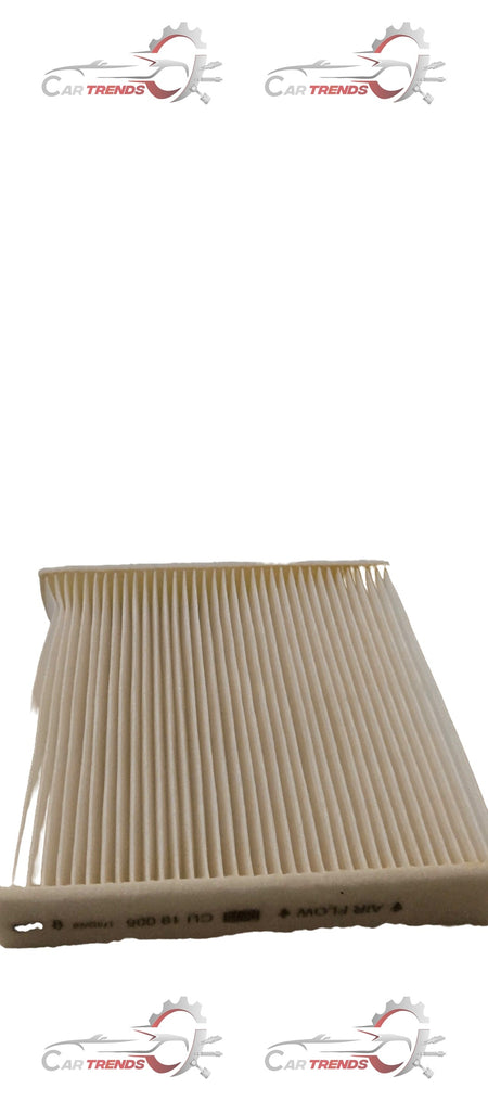 Maruti CarTrends air conditioning filter for Suzuki Swift and Dzire petrol models, shown in a clear, close-up shot.