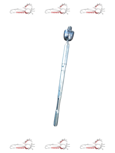 Maruti Suzuki tie rod displayed in close-up, showing the metal component used for steering linkages in the Ertiga vehicle.