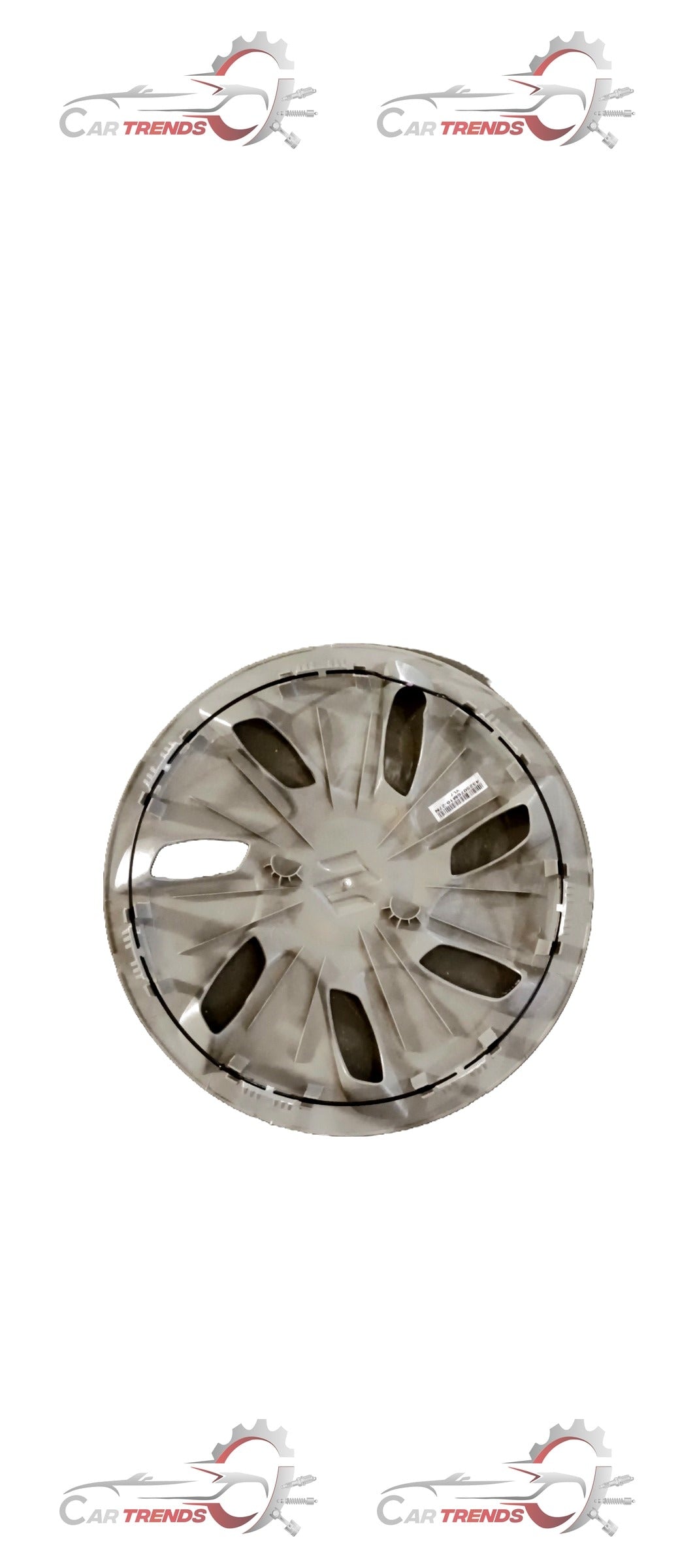 Maruti Suzuki wheel cap for Celerio in silver, featuring the Maruti Suzuki logo and designed for a sleek, matching fit.