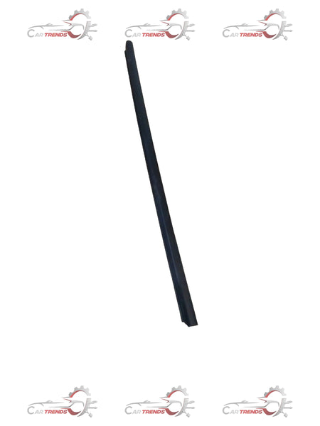 Rear door out weatherstrip for Maruti Suzuki vehicle, showing close-up of the rubber seal on the rear door exterior.