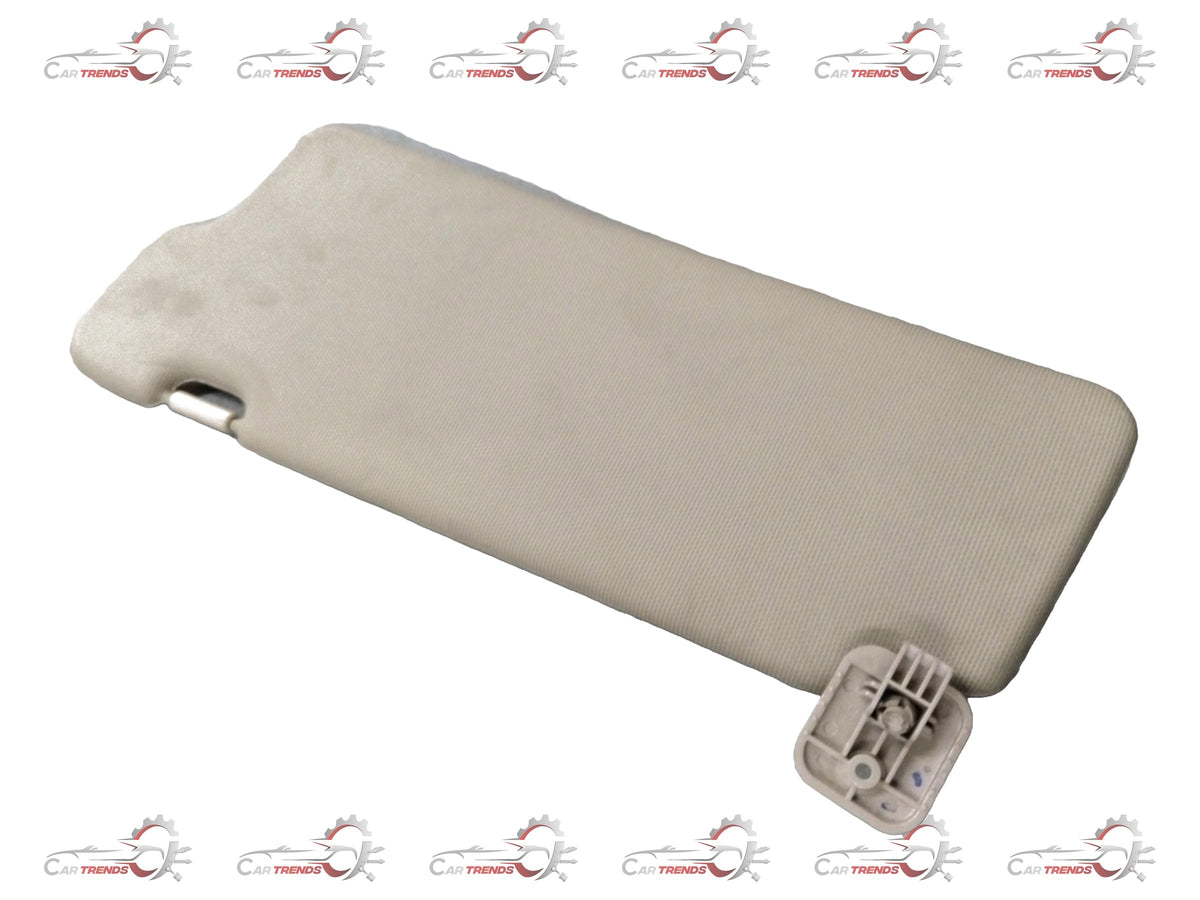 Beige sun visor for Chevrolet Optra, right-hand side, made by General Motors, shown in a detailed product image.