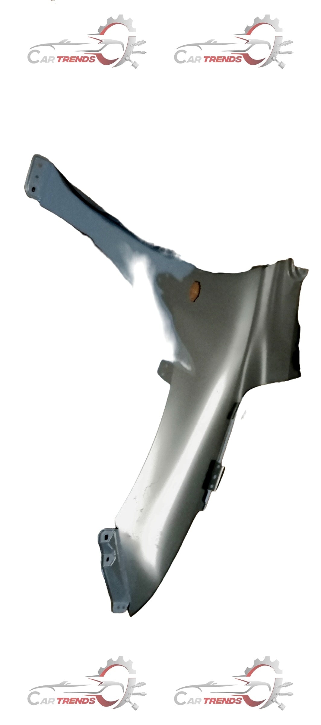 CarTrends PANELFRONT FenderL 57711M68P10 spare part, close-up of the front fender component with mounting details.