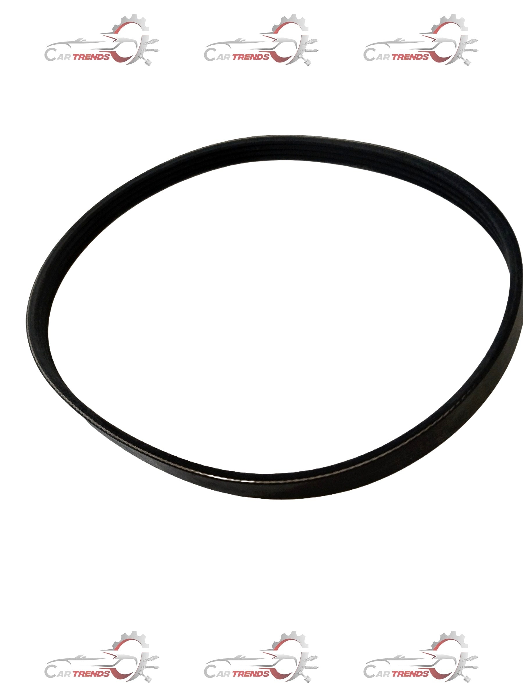 Maruti Suzuki fan belt for Suzuki Spresso, showing a close-up of the durable rubber belt with branded markings.