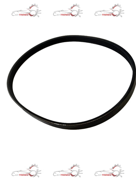 Maruti Suzuki fan belt for Suzuki Spresso, showing a close-up of the durable rubber belt with branded markings.
