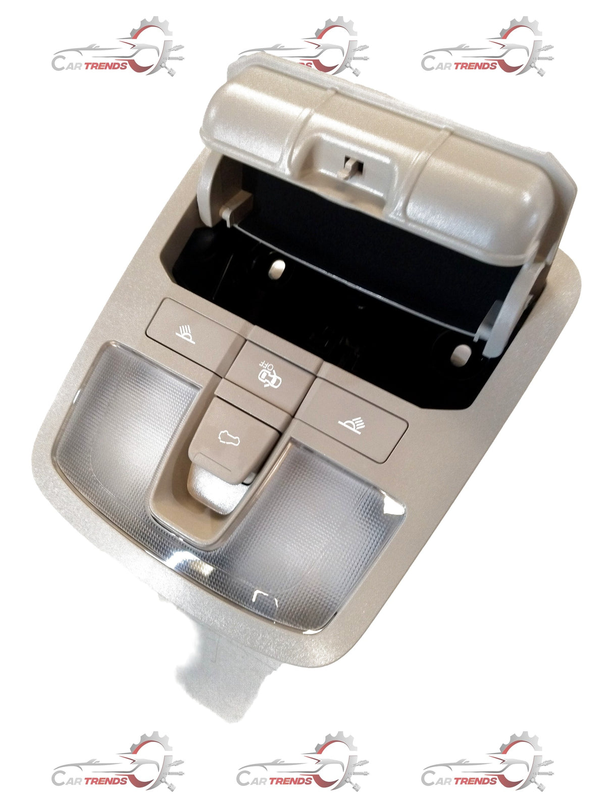 CarTrends Scorpio-N roof console assembly with sunroof switch, showing the interior vehicle ceiling component.