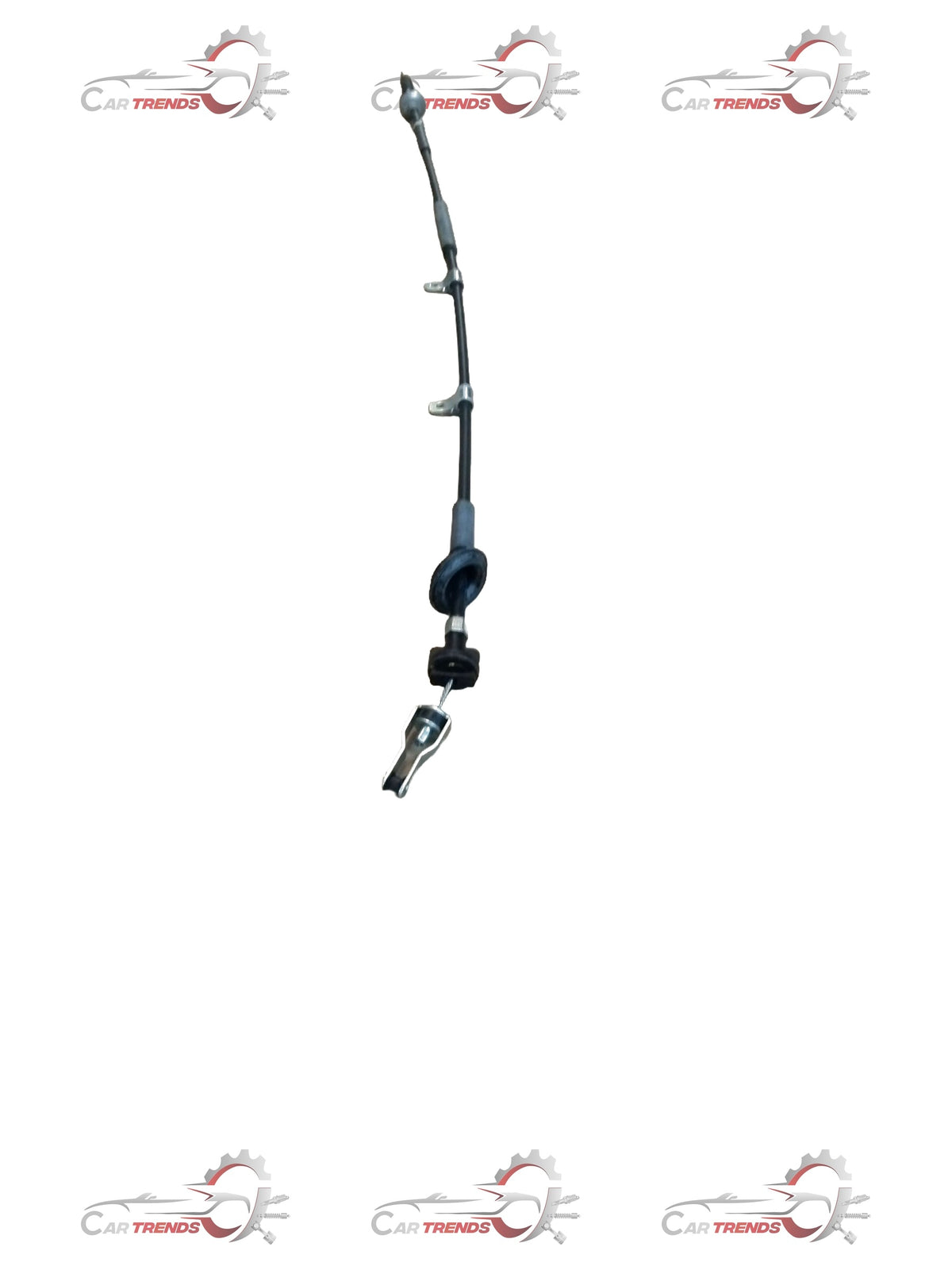 Maruti Suzuki clutch cable for Wagon R vehicle, showing the metal cable and connectors used in the clutch system.