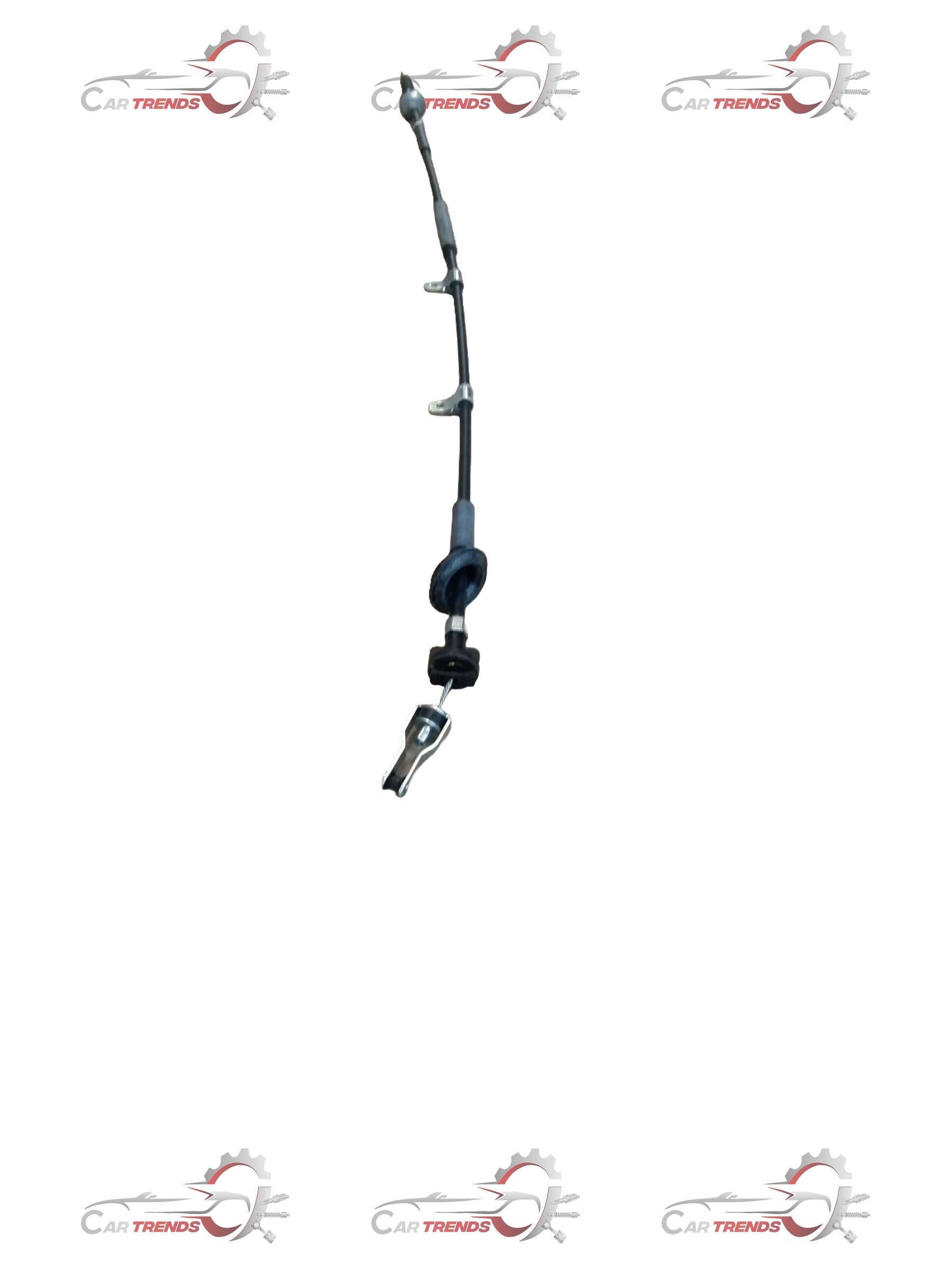 Maruti Suzuki clutch cable for Wagon R vehicle, showing the metal cable and connectors used in the clutch system.