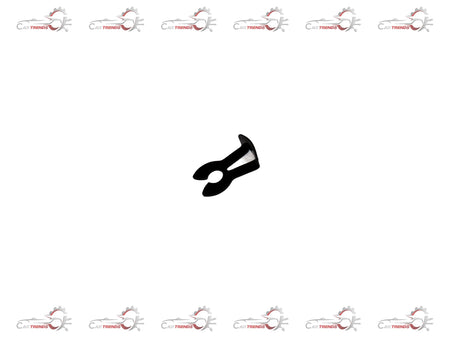 Nissan retention steel part for Renault, showing a close-up of the durable metal retention component with mounting features.