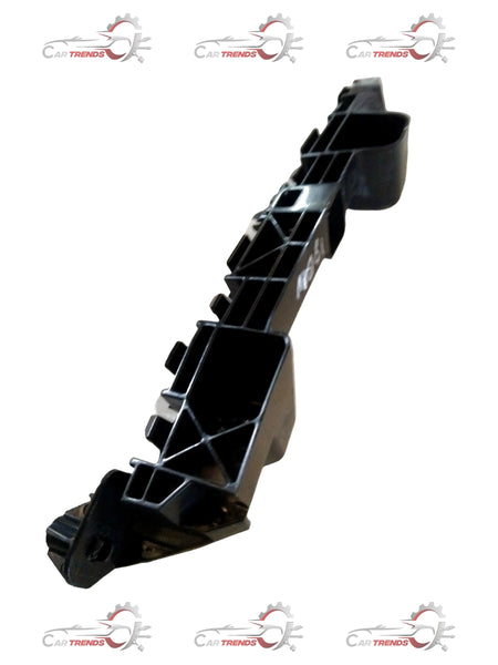 Maruti Suzuki bumper side holder RH for Swift and Dzire, black plastic component with mounting points, vehicle part replacement.