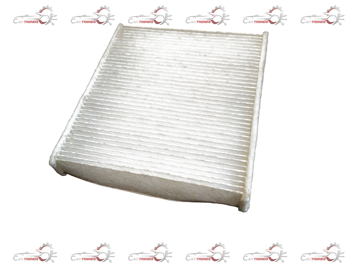 Toyota Fortuner, Hilux, Innova AC filter by CarTrends, shown in two views, designed for optimal air quality and engine performance.