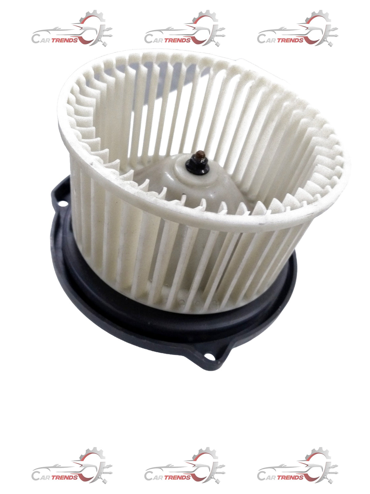 General Motors Chevrolet Spark motor blower, engine component part, visible in the image with detailed plastic and metal features.
