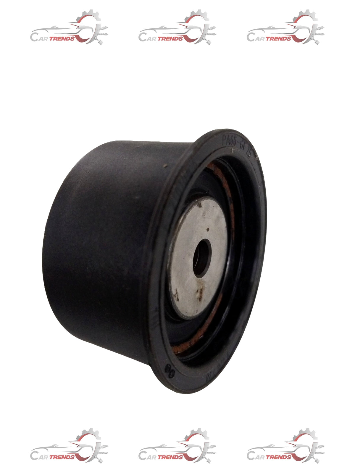 General Motors Chevrolet Optra roller guide part #J09128738, shown in a close-up image with metal components and detailed features.