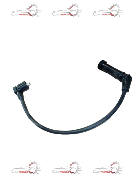 CarTrends Santro Xing plug wire, spare parts image showing the black ignition wire with connectors and detailed insulation.
