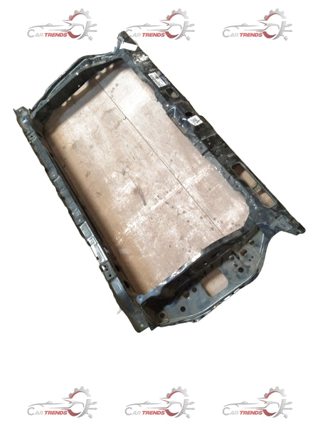 Hyundai front end module carrier assembly for Venue, Creta, Verna, I20 models, shown in a detailed automotive image.