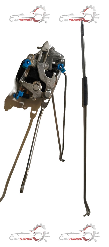 Maruti Suzuki front right door latch assembly for Wagon R and Celerio, part #82201M53M40, showing the mechanical latch component.