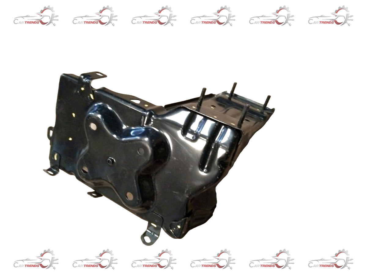 CarTrends battery tray component for Baleno, Swift, DZire; black plastic part with mounting holes for car battery installation.