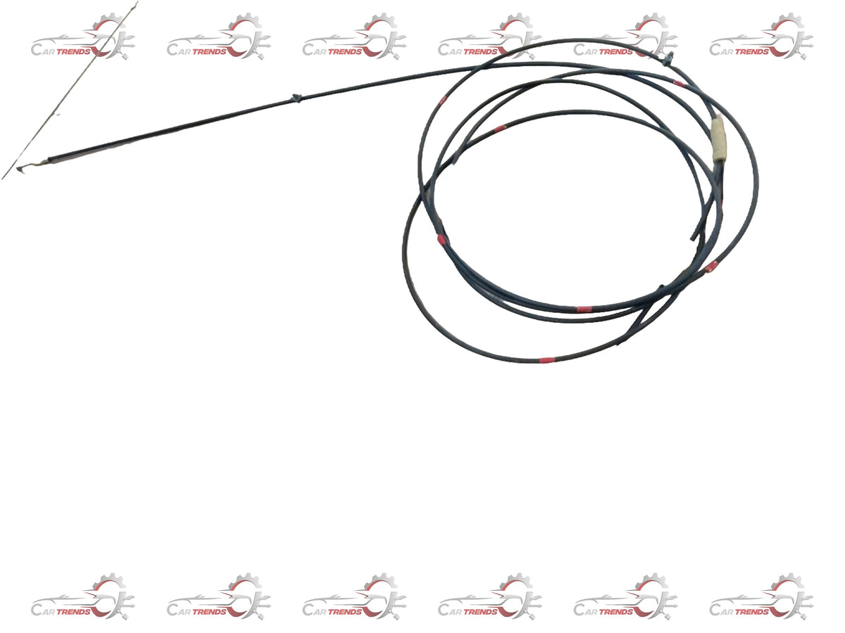 Nissan Sunny/Micra gas cable assembly by CarTrends, showing the metal and rubber components of the vehicle's throttle cable.