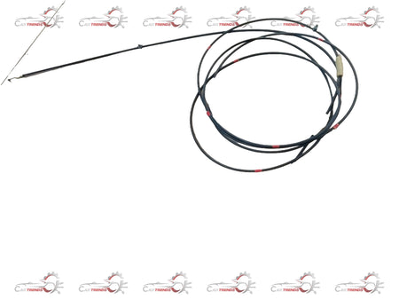 Nissan Sunny/Micra gas cable assembly by CarTrends, showing the metal and rubber components of the vehicle's throttle cable.