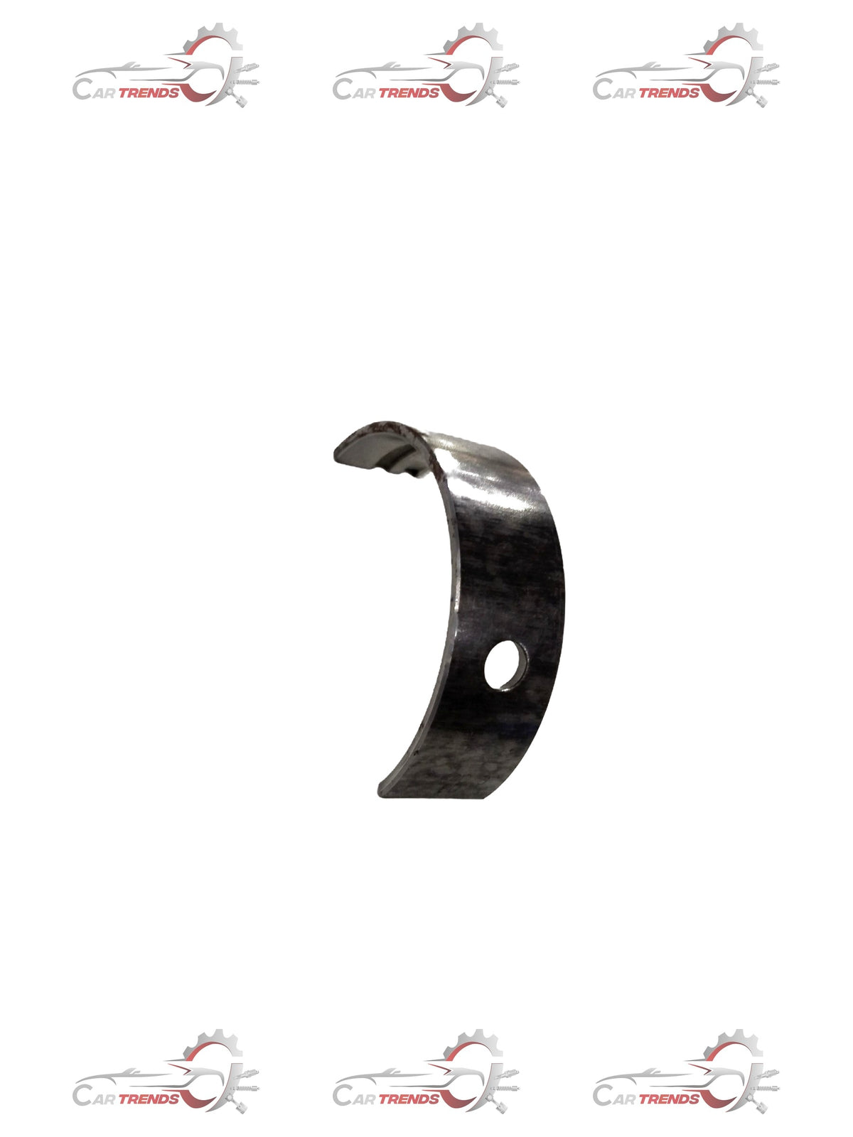 Rear brake shoe for Chevrolet Aveo and Optra, branded CarTrends, shown in the image with detailed surface and mounting features.