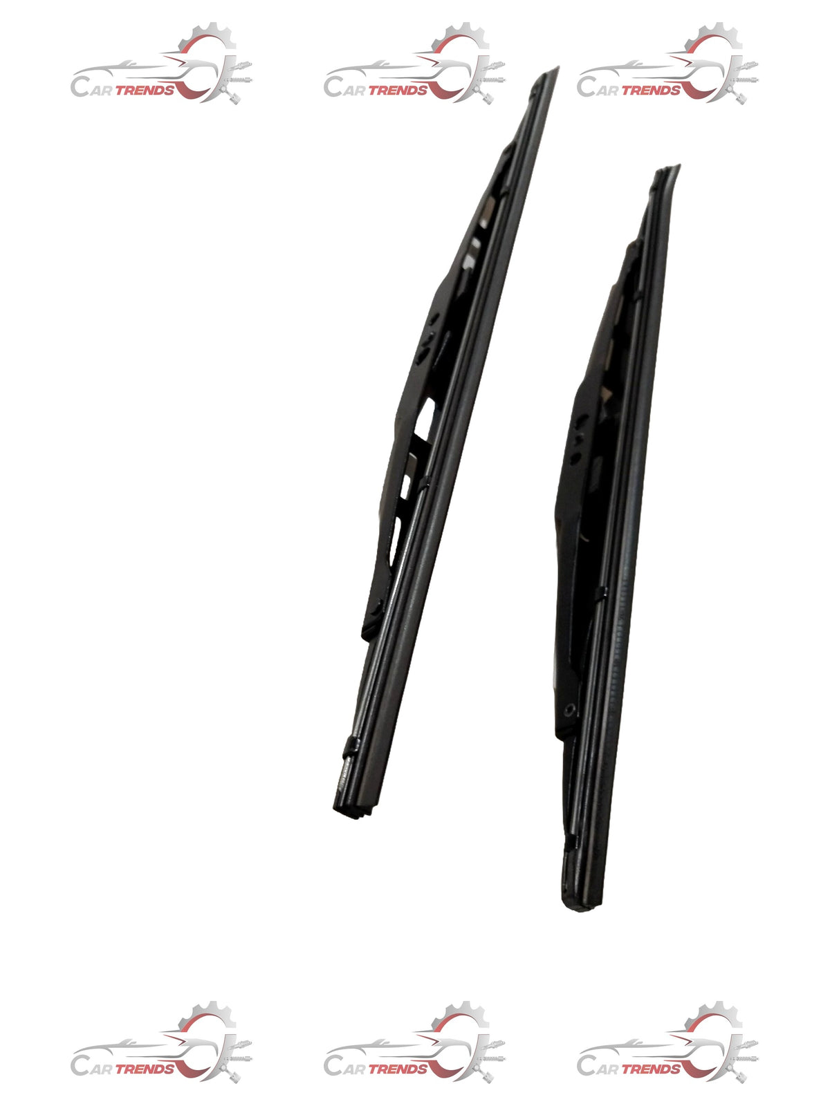 CARTRENDS 12-inch wiper blade for all cars, showing the flexible rubber edge and sleek black design for clear windshield wiping.
