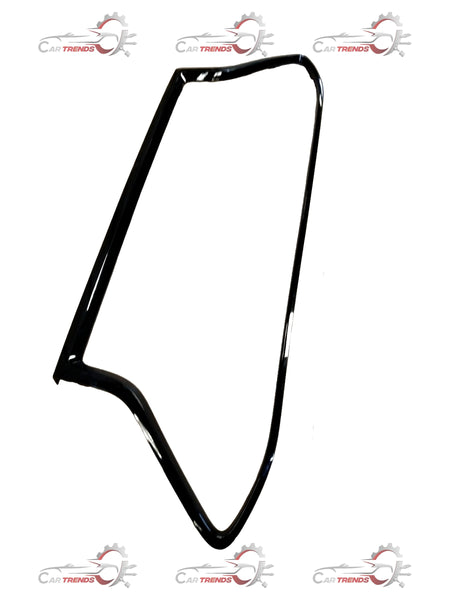 Hyundai I10 Grand Nios radiator grille piece, front view showing chrome accents and black plastic frame.