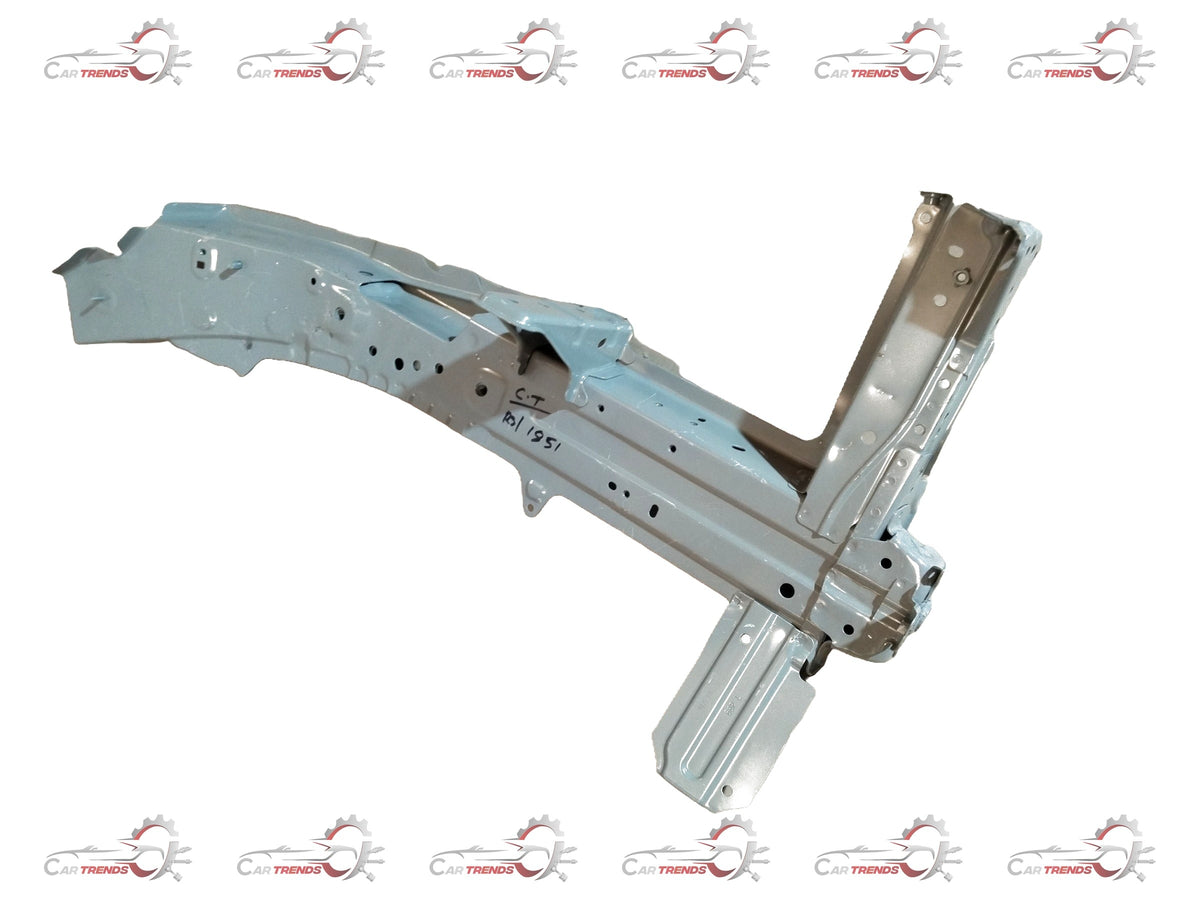 CarTrends side member apron for Baleno 2015+ and Swift 3rd Gen front side in petrol, showing the metal panel and mounting points.
