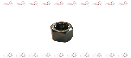 Maruti Suzuki NUT 08310M0012A, automotive part, close-up of the nut showing its metallic surface and threading.