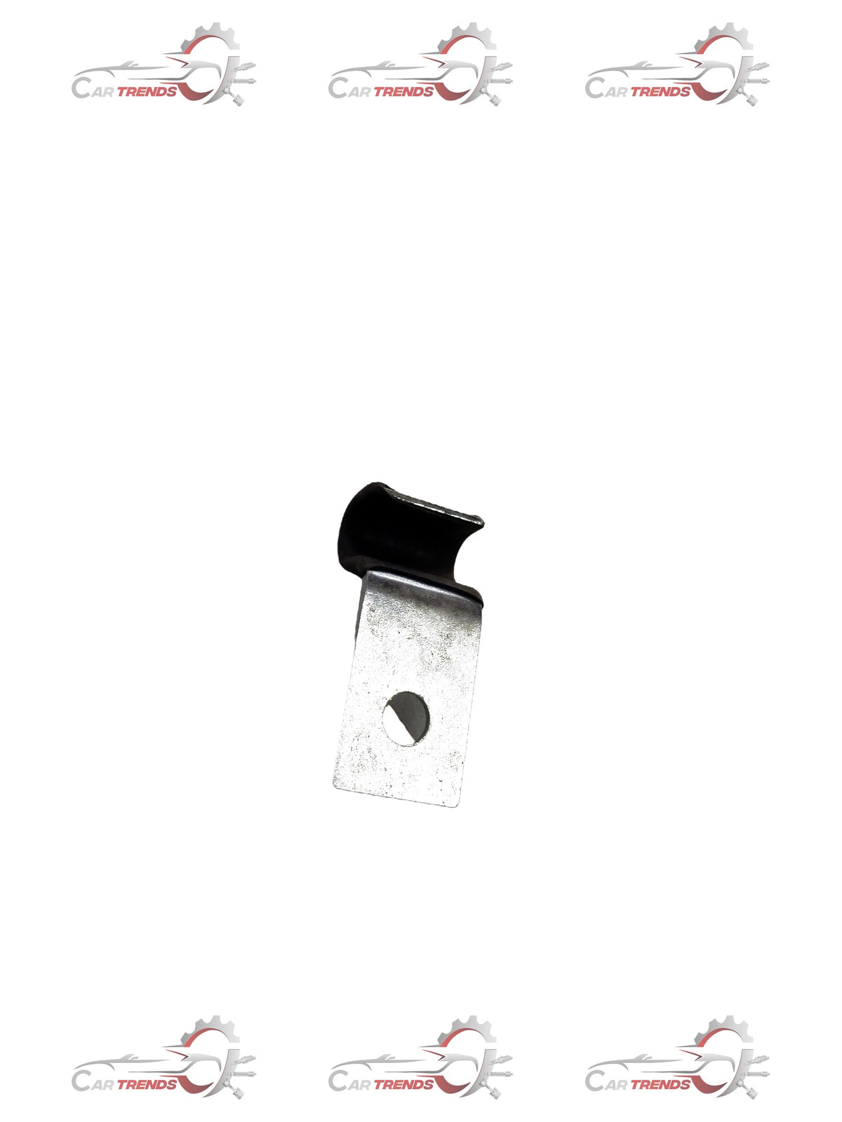 CarTrends Chevrolet Spark clip coolant hose, flexible black rubber with metal fittings, designed for engine cooling system.