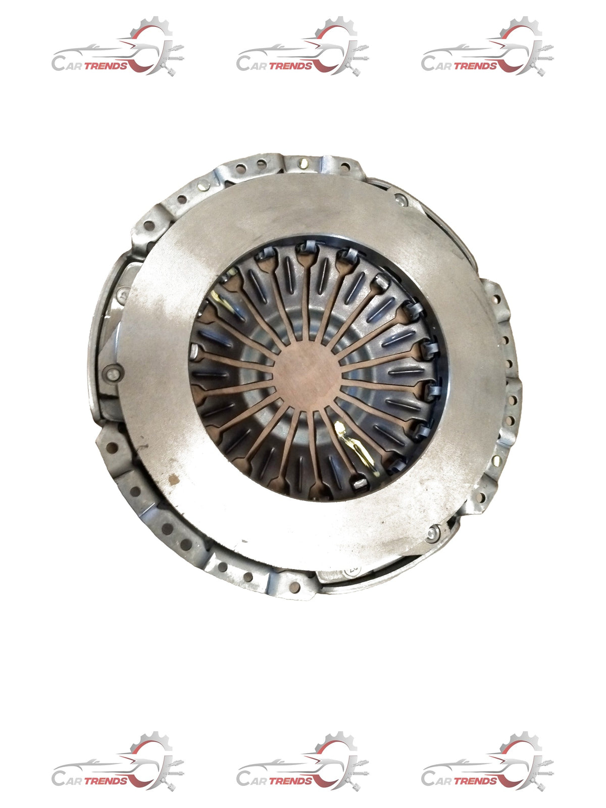 Hyundai Carens/Seltos diesel pressure plate for clutch assembly, with visible metal components and mounting surface.