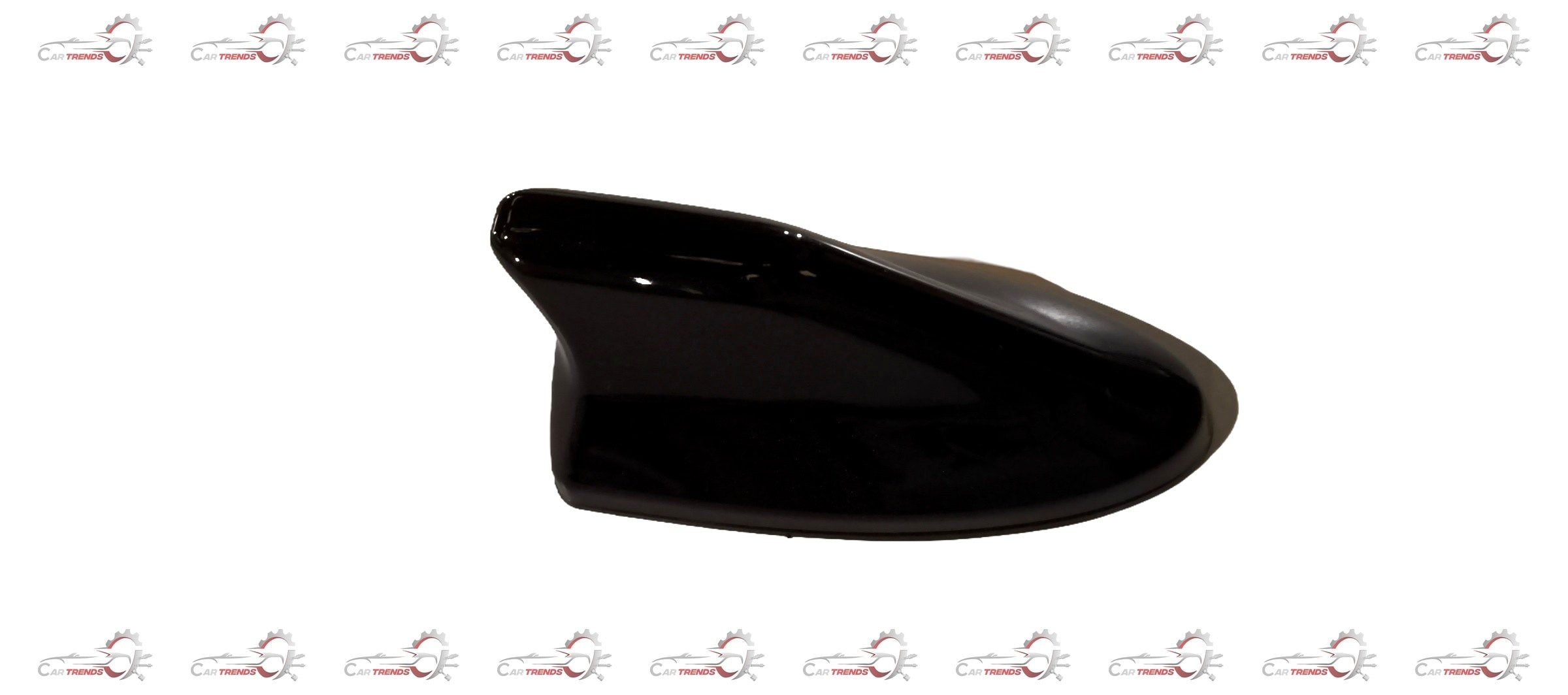 Galio Shark Fin antenna in black for Swift, Baleno, City, and Creta models, shown from side and top angles.