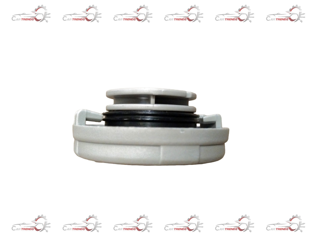 Maruti Suzuki master cylinder reservoir cap in black with branding, designed for vehicle brake system maintenance.